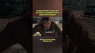 Essential Skyrim NPCs 30 seconds after face tanking an unfathomable amount of damage! #skyrim Essential Skyrim NPCs 30 seconds after face tanking an unfathomable amount of damage! #skyrim