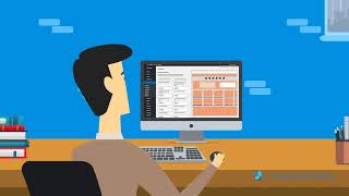 Animated screencast video