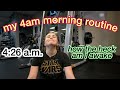 MY 4AM MORNING ROUTINE | workouts, skincare, makeup, coffee, GRWM