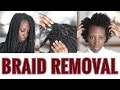 How to Remove Braids Without Damaging Your Natural Hair (Wash & Detangle Routine)