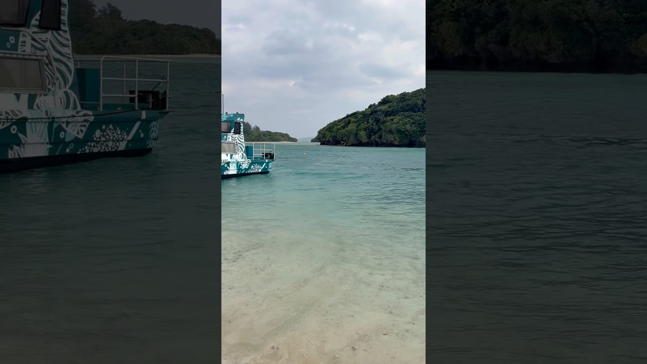 川平湾の透明度すごい😳　#石垣島 #川平湾 #沖縄 #自然 #nature #海