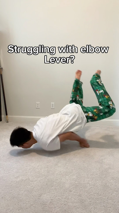 Struggling with elbow lever? 🚡#fitness #calisthenics #shorts