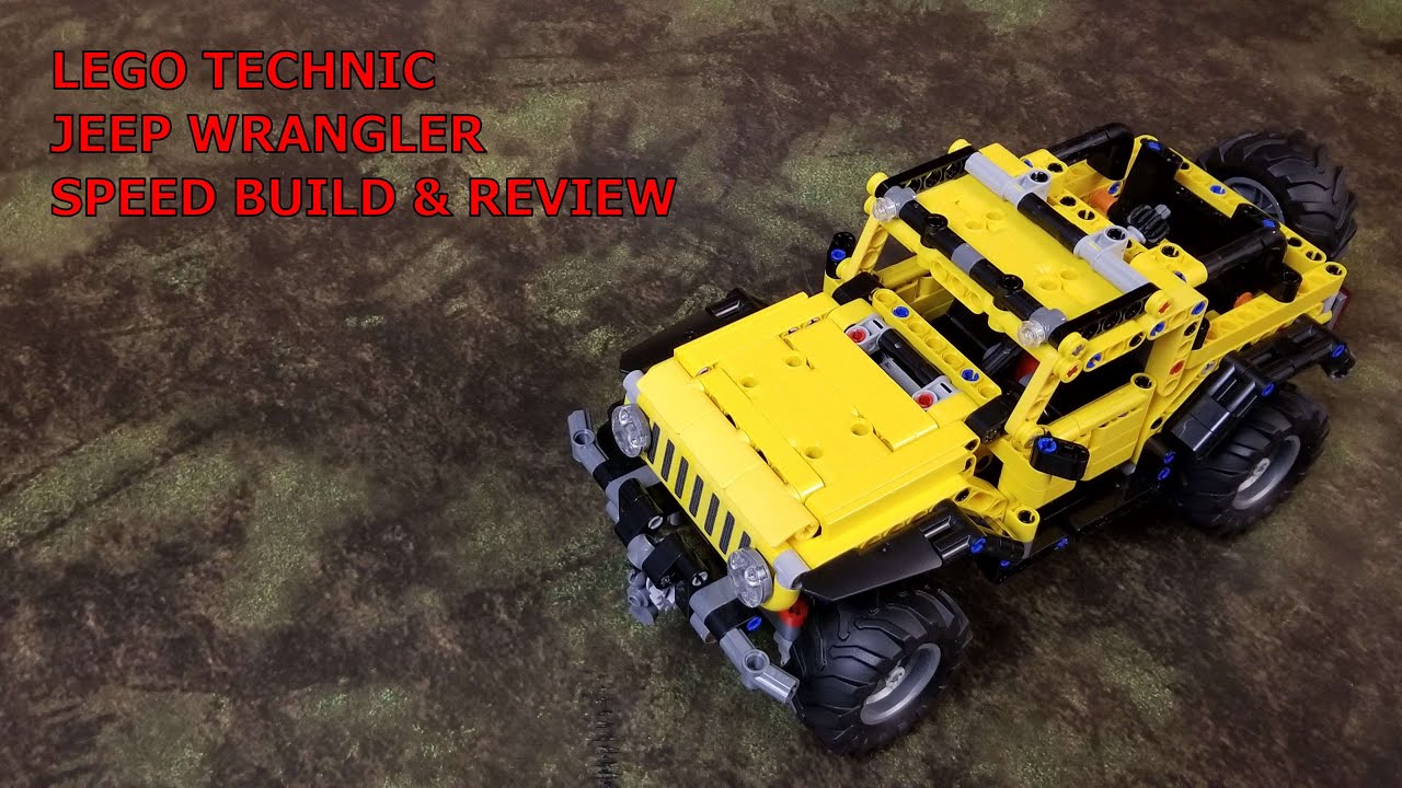 LEGO TECHNIC JEEP WRANGLER, SPEED BUILD & REVIEW, SET 42122 