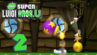 Lemmys Dunkelfestung und Fossilien in der Sandkuchenwüste! - New Super Luigi U #2