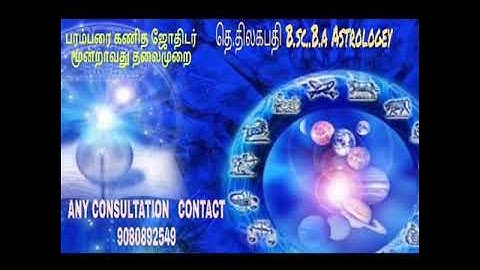 கிரகங்களின் நட்பு சமம் பகை I Tamil I Astro Thilakapathi