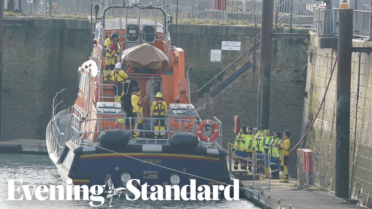 At least three dead and 40 rescued after boat capsizes in Channel - YouTube