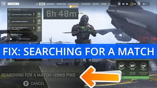 How To Fix Call of Duty WARZONE 2 On PC & Xbox Stuck Searching For A Match In The Lobby - It Was PS5