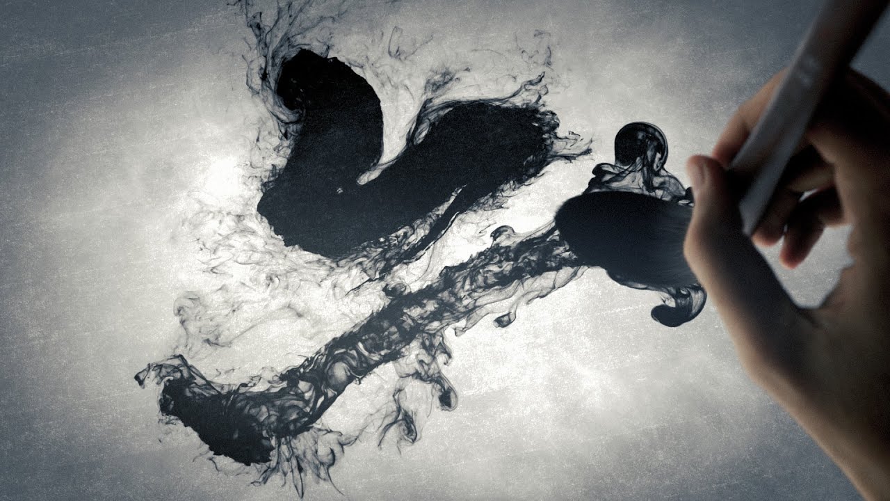 舞  | 書道 × 流体シミュレーション | Award-Winning CGI Animated Short by Kei Kanamori