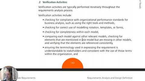 Business Analysis BABOK Guide chapter 7.2 Verify Requirements