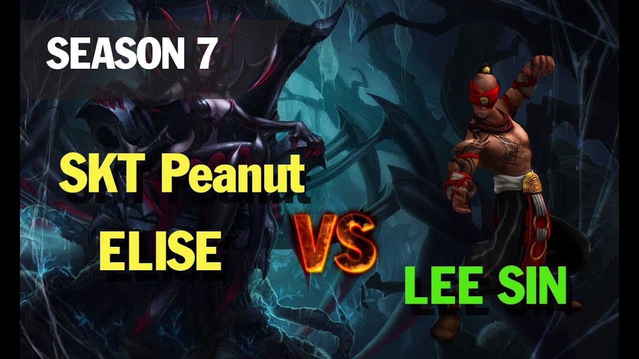 lol esports highlights l SKT Peanut plays ELISE Jungle vs LEE SIN