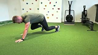 quadruped bear walk (forward and backwards)