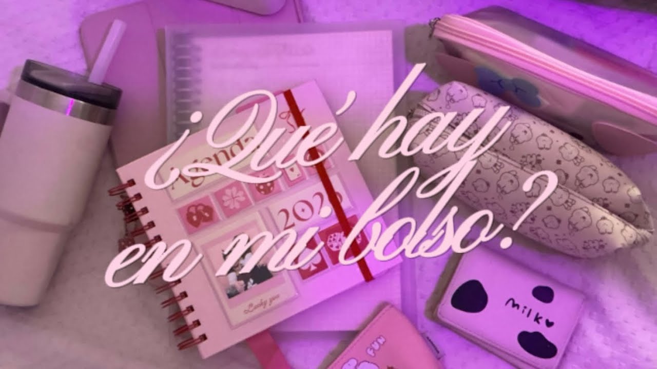 ¿qué hay en mi bolso para la uni? versión 2026 ⋆𐙚₊˚⊹♡