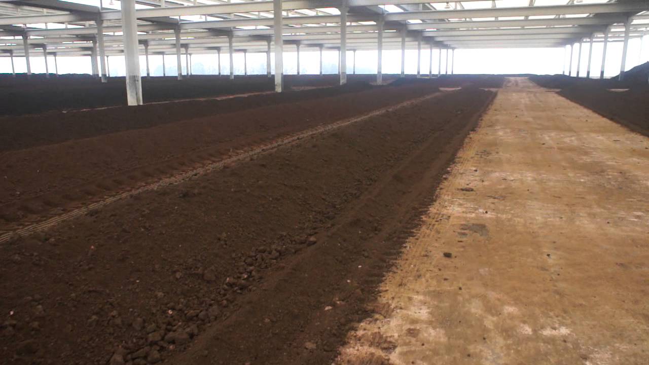Natural solar drying of sludge from water treatment plant
