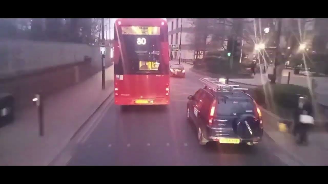 (Full Route Visual) Route 154: Morden - West Croydon | DOE52 - LX09AYC