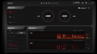 Acer NitroSense Utility App