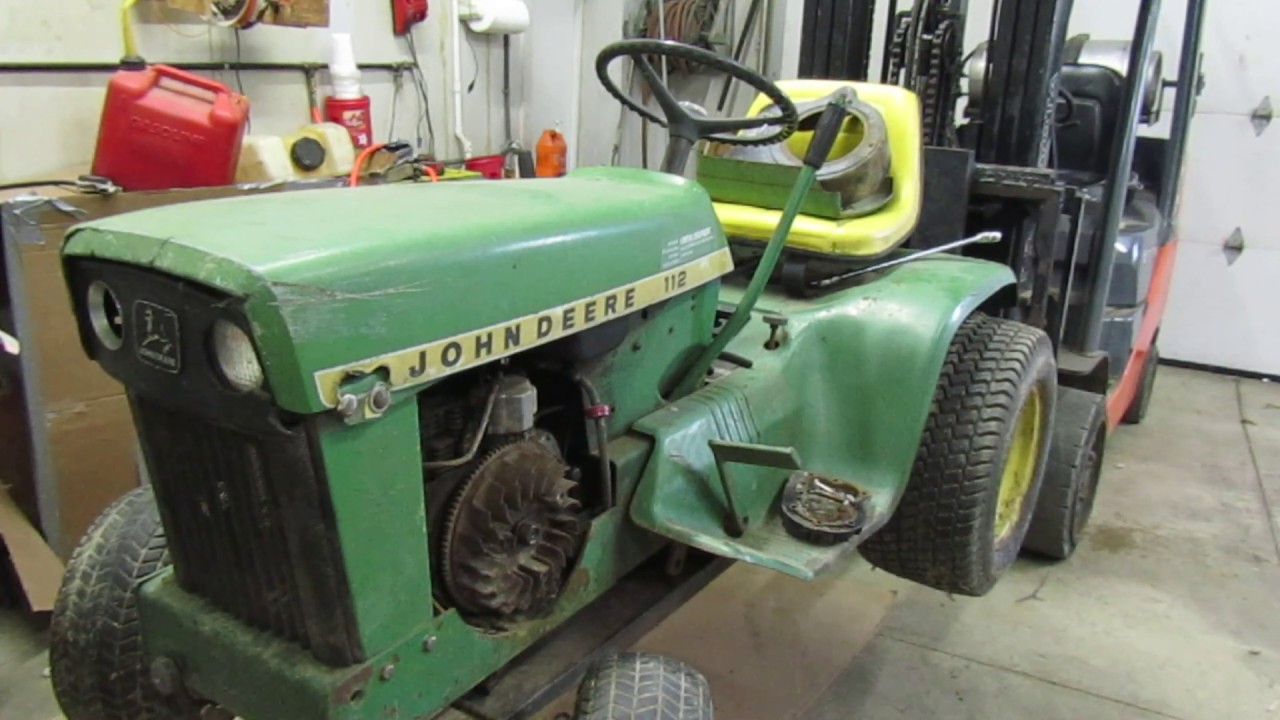 John Deere 112 patio Restoration part 2 YouTube