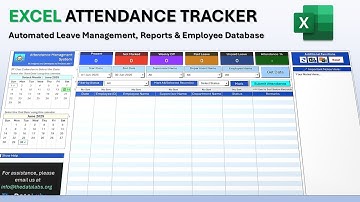 Geautomatiseerde aanwezigheidsregistratie in Excel en VBA met aanpasbaar verlof en interactieve g...