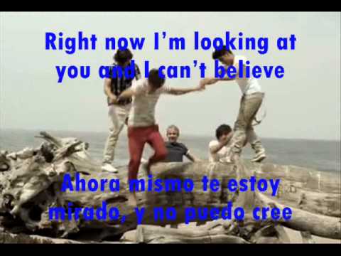 One Direction: What Makes You Beautiful (español e ingles)-