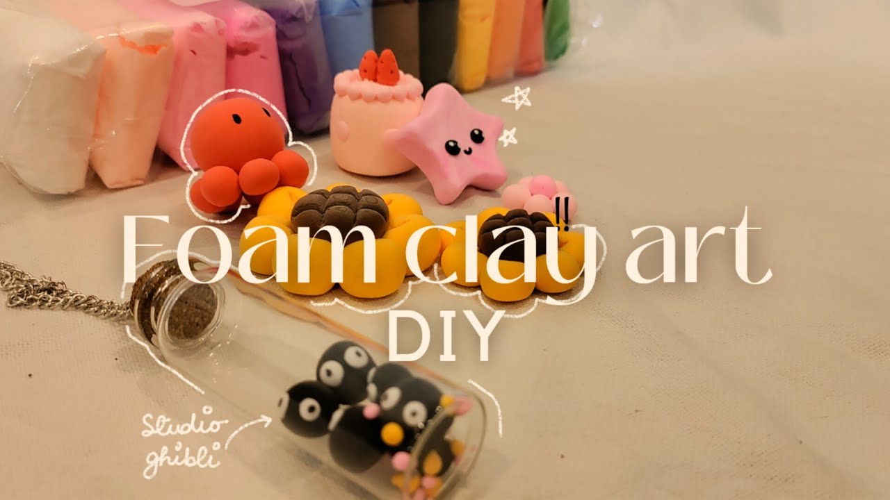 Foam Clay DIY Easy Air Dry Clay DIY Clay Keychain Sunflowers Cake foam-clay-diy-easy-air-dry-clay-diy-clay-keychain-sunflowers-cake