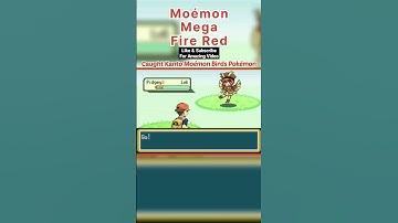 Pokémon MegaMoémon FireRed caught Kanto Flying Pokémon | caught Kanto Flying Moémon | w c s gamers