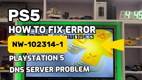 How To Fix PS5 Error NW-102314-1 DNS Problem For Beginners