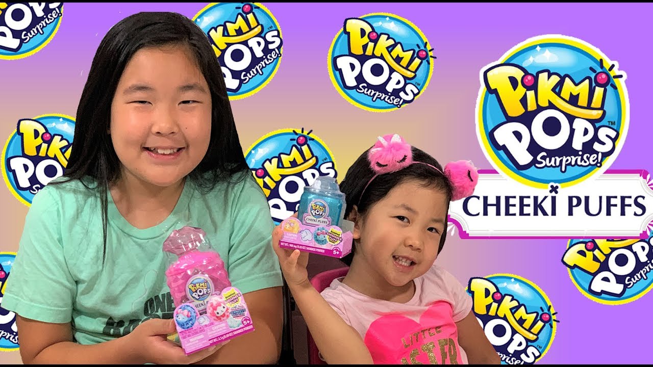 Beauty Makeover with Pikmi Pops Cheeki Puffs | Sasha and Ella