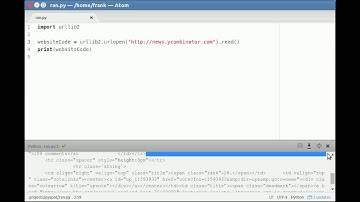 Learn Python - website scraping links