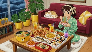 Calm & Cozy Apartment Life With My Cat | Soft Food 🥑Warm Home  screenshot 4