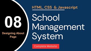 How To Create About Us Page Using HTML And CSS
