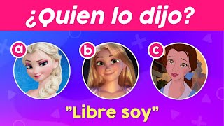 ¿Qué Princesa disney dijo la FRASE? RETO / Esta Es Tu Trivia✨