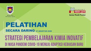Yrama widya melakukan pelatihan strategi pembelajaran kimia inovatif
di masa pandemi covid-19 menuju adaptasi kebiasaan baru bersama dengan
mgmp bpk pe...