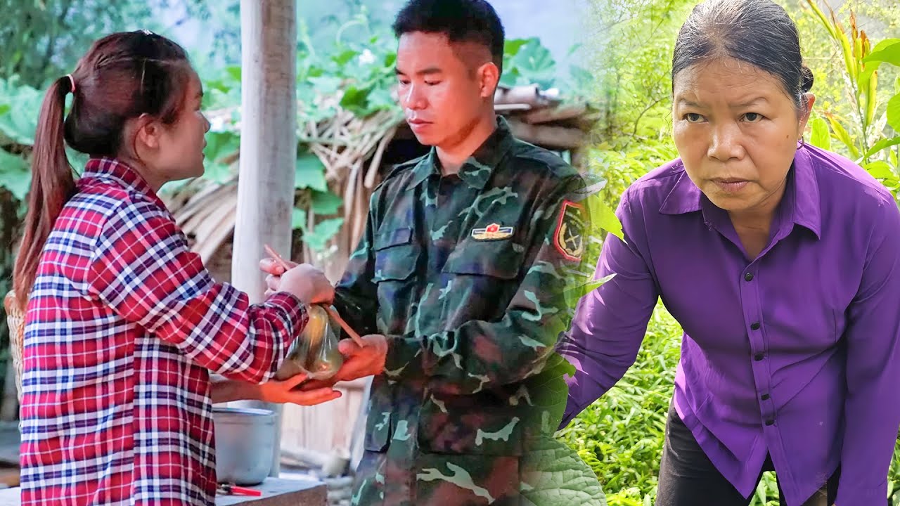 17-year-old mom harvested eggplants to sell, then family reunited for dinner after long time