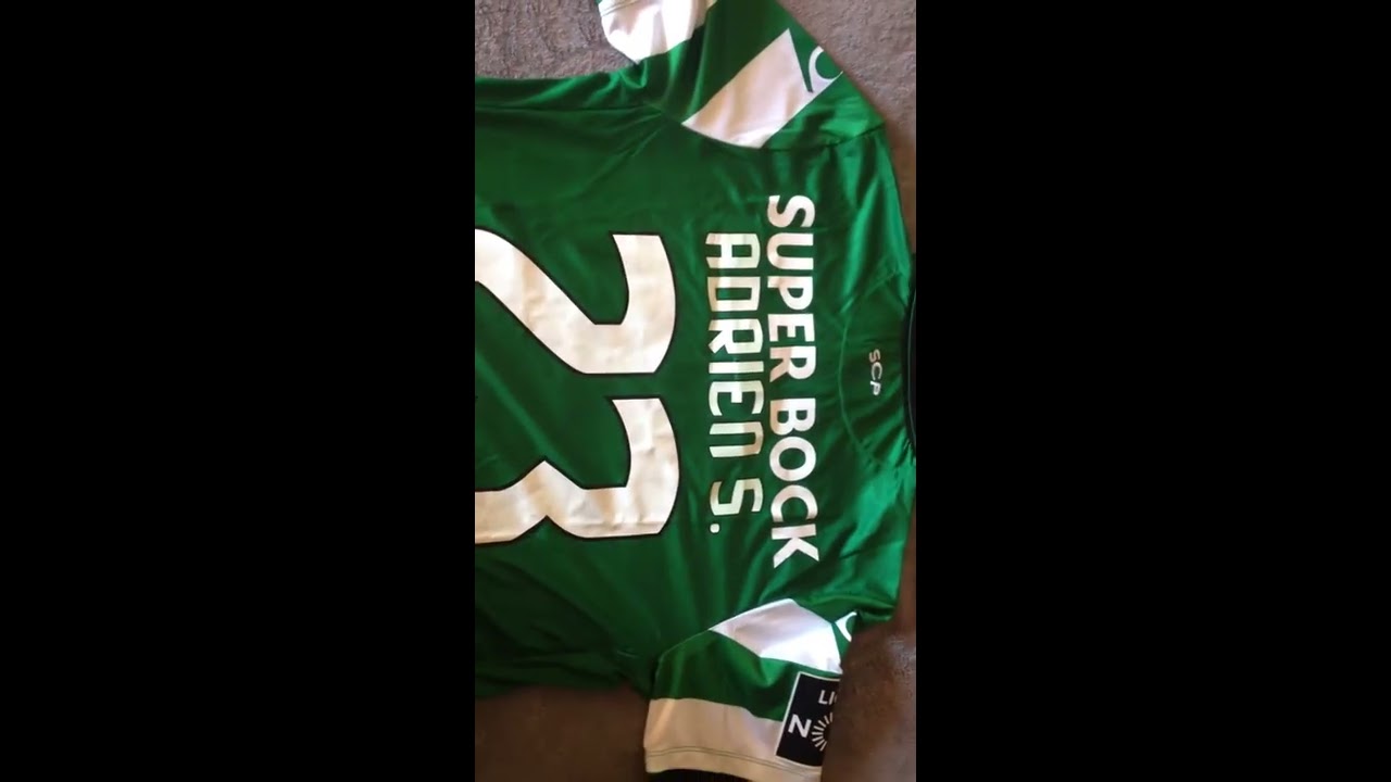 Sporting Lisbon Home Jersey 2016/2017, minejerseys.com review - YouTube