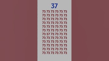 can you find 37 in 5 seconds? #wordpuzzlegame #game #mathematics #mindbendingquiz #puzzle