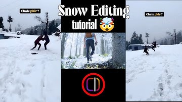 Instagram Trending Snowfall Video Editing | Trending Snowfall Video Editing In Edits App | Snowfall 
