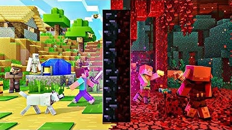 The Worst Place To Spawn In The Nether World Of Minecraft.....