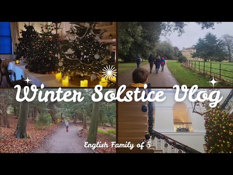 Spend Winter Solstice With Me | English Family of 5 | Christmas Day Out ...