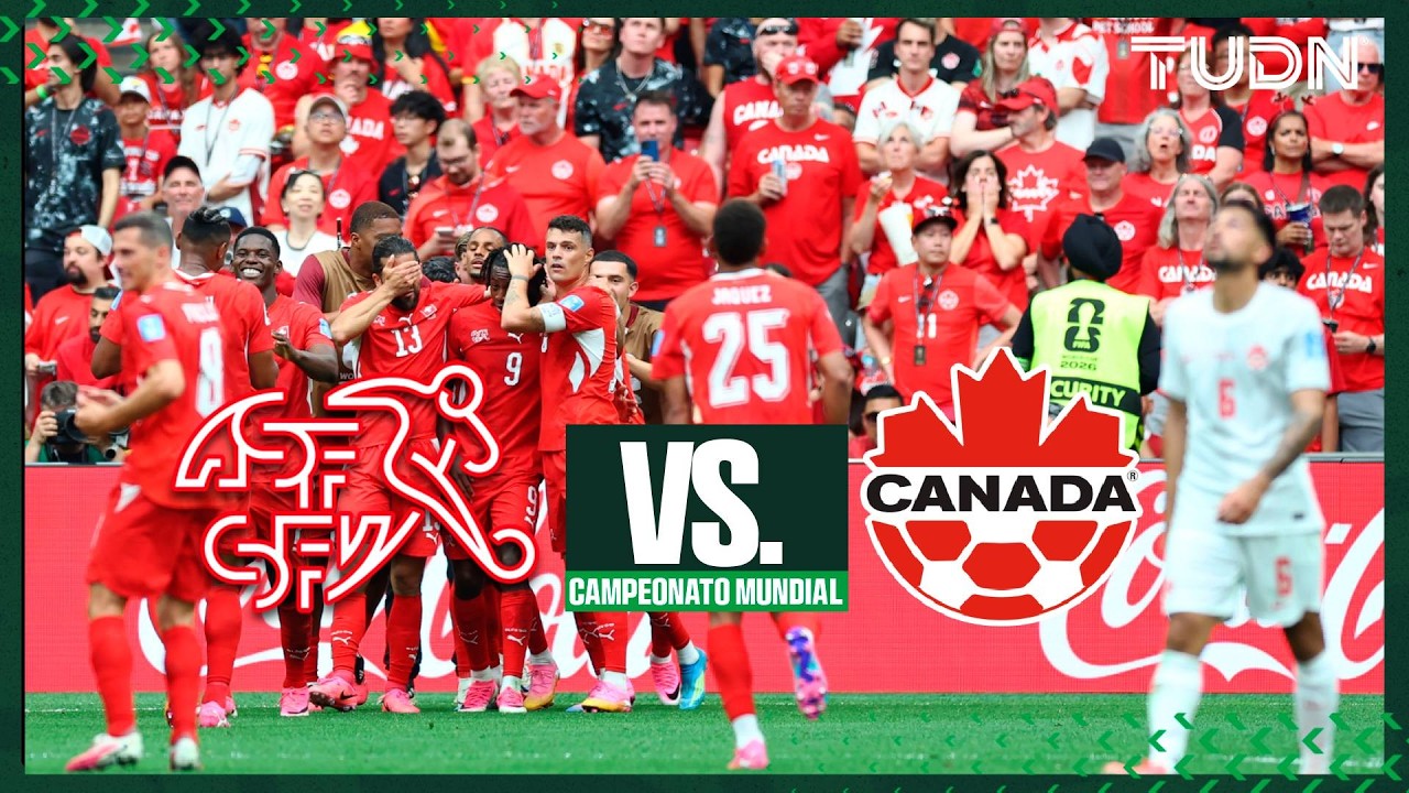 Suiza derrota a Canadá y finaliza como líder de su grupo en el Campeonato Mundial | TUDN