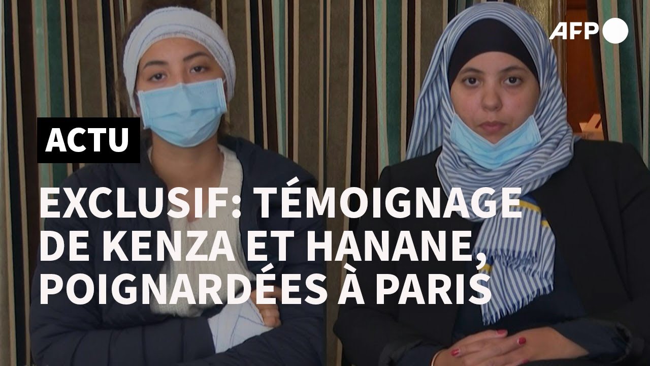 EXCLUSIF Femmes voilés poignardées à Paris: témoignage de Kenza et Hanane |  AFP - YouTube