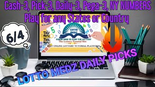 Today's Top Picks Cash-3/Pick-3 Lottery Predictions