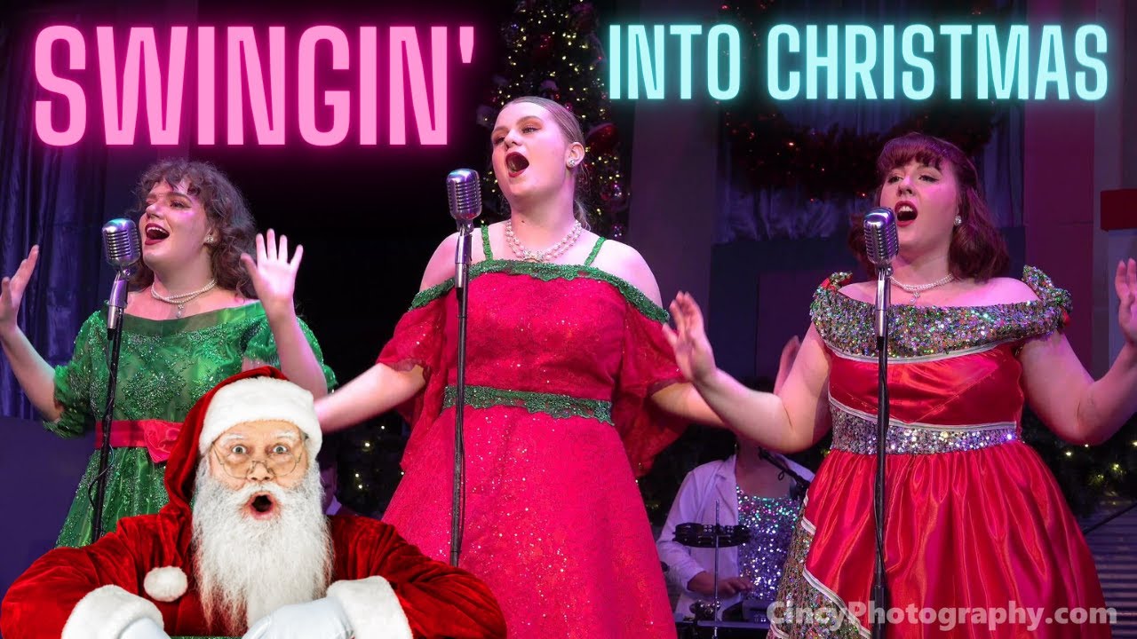 Swingin' Into Christmas 1940's Big Band sing and dance performance at Kings Island Winterfest 2022