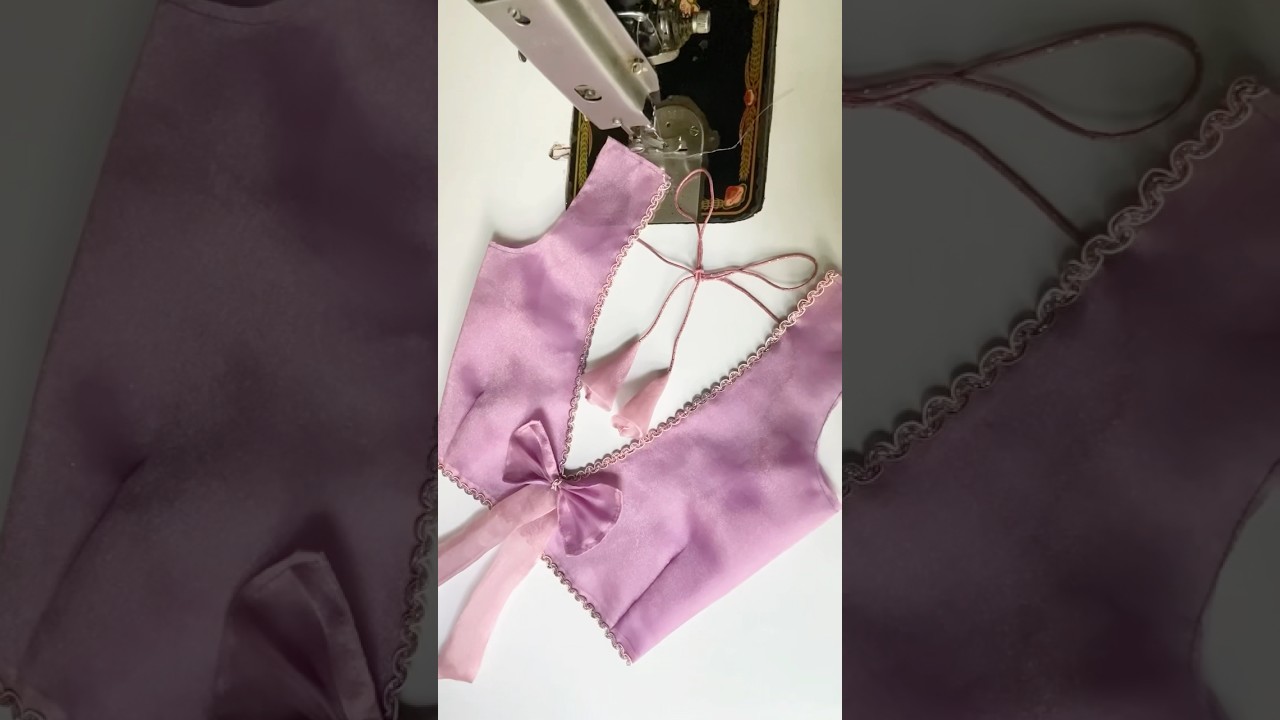 Very Latest Model Blouse Back Design Ki Cutting And Stitching 