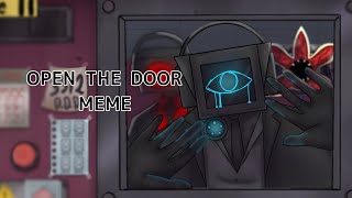 OPEN THE DOOR ||MEME||That's not my neighbor||Skibidi toilet 🎥 Resimi