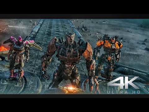 transformers vs scourge full fight 4k scene in hindi || transformers rise of the beasts