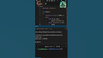 Write your first program in C 💘- Fizz Buzz #coding #C #fizzbuzz