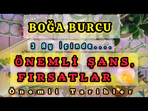 BOĞA BURCU 3 AY İÇİNDE SENİ NELER BEKLİYOR 👑🐬☀️