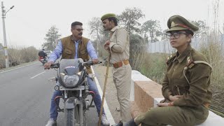 Bhojpuri Comedy || दबंग पुलिस || Shivani Singh & Akhilesh Raj Bhojpuriya,