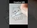 Cute Cat Art #shorts #viral #trending #art #painting #cat #youtubeshorts #art #short #shortsfeed