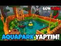 KENDİ AQUA PARKIMI YAPTIM!! 🌊😱 99 GECE BOYUNCA HAYATTA KALABİLECEK MİYİM!? 💀🔥
