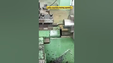 Lathe machine boring opretion |# practical #cti practical| #fitter #turner #machinist |#viral shorts